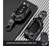 Fit fo hyundai car key case cover chain shell ring Grand Fe Solaris ix35 Verna Santa Tucson I40 Ix45 i10 I20 I30 HB20 Elantra