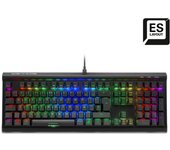 TECLADO GAMING SHARKOON SGK60 MECANICO RGB BROWN SWITCH