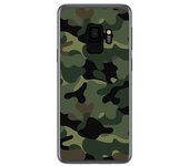 Tumundosmartphone Funda Gel Tpu para Samsung Galaxy S9 Diseño Camuflaje Dibujos