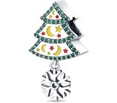 The 2024 New Christmas Collection Snowflake Pendant Is Suitable For Original Bracelets Charming DIY Girl Jewelry Gifts