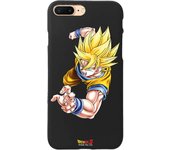 Funda original compatible con Iphone 7 Plus - 8 Plus Negro con un diseño de Dragon Ball Z Goku SS1 Special