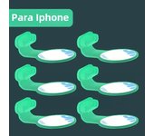 For Apple iPhone iPad Samsung ios Type C Charging Port Protector For Airpods IOS Silicone Luminous Anti-lost Dust Plug Universal