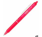 Bolígrafo Pilot Frixion Clicker Tinta borrable Rosa 0,4 mm 12 Unidades