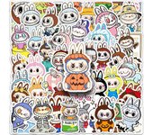 10/30/50pcs Cute Anime Cartoon Doll Labubu Graffiti Stickers DIY Fridge Laptop Phone Suitcase Diary Decoration Sticker Kids Toys