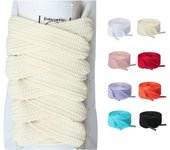 2 Pares Cordones de Zapatillas de Deporte, Cordones Planos 20 mm de Ancho para Zapatos Deportivas, Duradero Cordon para Adultos y Niños