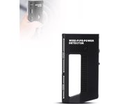 Detector de metales para tuberías de alambre, escáner multifunción de alta sensibilidad con alerta ajustable y potencia para tuberías, escáner multifunción de pared con alerta para tuberías, detector de metales para tuberías (1 unidad)