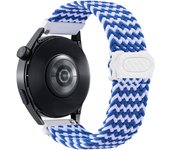 20mm/22mm braided Strap For Samsung Galaxy Watch 6 4 classic/5 pro/active 2/s3/46 Nylon loop bracelet Huawei watch GT2 3 4 Band