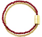BREIL Jewellery colección MAGNETIC SYSTEM, PULSERAS DE MUJER en ACERO, PIEDRAS NATURALES GOLD Talla 19,5 with AGATA - TJ3486