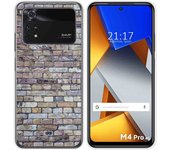 Funda Silicona para Xiaomi POCO M4 Pro 4G diseño Ladrillo 02 Dibujos
