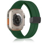 Magnetic Silicone Strap For Apple watch band 44mm 45mm 49mm 40mm 41mm 42mm 38mm correa Bracelet iWatch Series 7 8 se 6 9 ultra 2