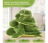 Sea Turtle Stuffed Animal Babies Mommy Turtle Plush Toy Stuffed Animal Family Plushie Birthday Party Gift for Kids Girl Boy