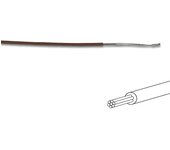 Cable Eléctrico Velleman Multifilar Marrón 100m en Rollo
