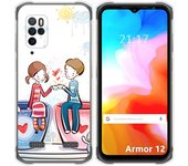 Funda Silicona para Ulefone Armor 12 5G diseño Café Dibujos