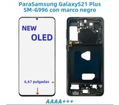 100% New OLED S21+ Plus Display For Samsung Galaxy S21 Plus 5G G996U G996B LCD With Frame Touch Screen Digitizer Assembly