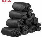 Disposable Boot Shoe Covers 100 Count Foot Booties Shoe Coverings Non Slip Shoe & Boot Covers for Indoor Outdoor Home Workplace