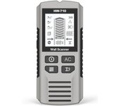 Detector de metales portátil multifuncional para paredes y metales, actualización 2025, escáner de potencia portátil para tuberías de alambre con pantalla LCD de alta definición, detector de pared 5 en 1 para mejoras del hogar (amarillo)