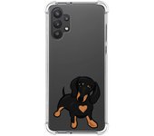 Funda Silicona Antigolpes para Samsung Galaxy A32 5G diseño Perros 04 Dibujos