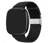 Braided Solo Loop Strap for Fitbit Versa 3 4 Band Adjustable Nylon Sport Watchband Bracelet for Fitbit Sense 2 Bands Watchband