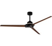 Ventilador Techo Exterior Mantra BRISA Negro - Motor DC - Control Remoto - Iluminación LED - 2200 Lumenes - 2700-5000k - 20W - APP Mantra - 177cm - Mando a Distancia -  Tecnología de Luz LED - Temporizador