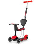 Ride On/Scooter 3In1 Little Star Vermelho Milly Mally