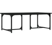 vidaXL Mesa de centro madera contrachapada 90x50x35 cm Negro, Roble Sonoma, Roble ahumado Mesita de Salón o Comedor o Auxiliar Mesa de Café Meuble Salón