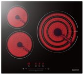 Vitrocerámica Infiniton VIT3N30 3 zonas 9 potencias negro 60 cm