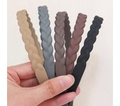 4/5/6pcs Fashion Matte Headband For Women Girls Thin Headband Female Plastic Teeth Hairbands Simple Hair Accessories Mix Styles