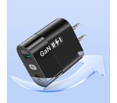 65W GaN PD Fast Charging USB Charger QC3.0 Type C EU/US Wall Adapter For iPhone 15 Xiaomi Samsung Portable Mobile Phone Charger