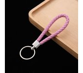 3pcs/set Premium PU Leather Braided Wristlet Keychain: The Perfect Accessory for Men and Women!