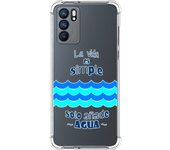 Funda Silicona Antigolpes para Oppo Reno 6 5G diseño Agua Dibujos