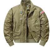 Leisure Stand Collar Man Jackets Outdoors Windproof Keep Warm Tops Winter New Simplicity Solid Thickening Flight Suit Coats Man