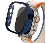 Glass+case For Apple Watch Ultra 2 case 49mm smartwatch PC Bumper+Screen Protector Tempered Cover iwatch series band Accessories