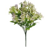 Gerimport Ramo Atado Planta Artificial Violeta Gypsos 38 Cm - Realista