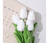 5/10Pcs Tulip Flowers Artificial Tulip Bouquet PE Foam Fake Flower for Wedding Ceremony Decor Home Garden Bouquet Decoration