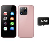 XUESEVEN X6 Mini Android Smart Phone 2.5 Inch Screen 2GB RAM 16GB ROM Dual SIM Slot WIFI Hotspot 3G Small Mobile Phone WhatsAPP