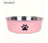 Non-Slip Dog Bowl For Large Medium And Small Cats And Dogs Drinking Water Feeding Pet Bowl Stainless Steel Pet Food Bowl