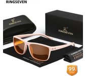 KINGSEVEN Brand 99% Anti-Blue Ray Glasses Eyeglasses Men Women Computer Blue Light Blocking Transparent Orange Lens Eyewear