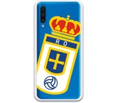 Funda original compatible con Samsung Galaxy A50 - Real Oviedo Escudo sobre transparente