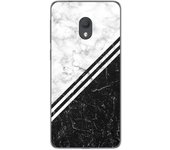 Tumundosmartphone Funda Gel Tpu para Alcatel 1C 2019 diseño Mármol 01 Dibujos