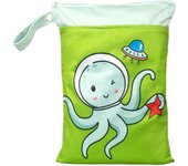Babyshow 25x35cm Wet Dry Bag Digital Position Printed Waterproof Diaper Bag Double Zippers with Handle Mommy Bag