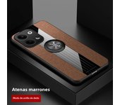 Luxury Leather Phone Case for OPPO Reno 9 8 7SE 7 6Z 6 5 4SE 4F 4Z 4 3 2F 2 Pro Plus 5G 4G 360° Magnetic Ring Bracket Soft Cover