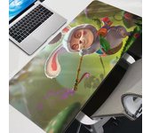 Gaming Mouse Pad League of Legends Teemo Computer Mousepad 90x40 Playmat Natural Rubber Office Carpet Computer Mice Pad For LOL