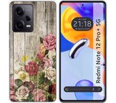 Funda Silicona para Xiaomi Redmi Note 12 Pro+ Plus 5G diseño Madera 08 Dibujos