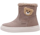 Geox B NASHIK GIRL A Botas Planas Bebé - niña (hasta la talla 30) Beige