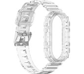 Strap For XiaoMi smart band 9&8 Watch Band Soft transparent smartwatch Sport Bracelet Wristband For XiaoMi band 9