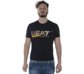 Emporio Armani EA7 Camiseta Algodon Hombre Negro 3 ZPTA0PJM5Z 1200