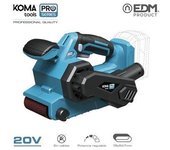 Koma Tools Lijadora de Banda 20v Sin Batería Ni Cargador - Potente y Portátil