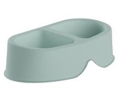 Comedero Doble PLASTIKEN de Capd 0,5 y 0,5L Color Menta 20138 MEN