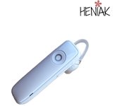 Auricular pinganillo bluetooth para llamadas en telefonos móviles blanco o negro manos libres coche oficina trabajo