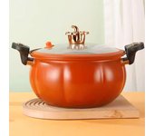 8L 5L Orange Pumpkin Micro Pressure Pot New Home Type Soup Pot Multifunctional Non Stick Pot Gas Stove Universal Soup Pot